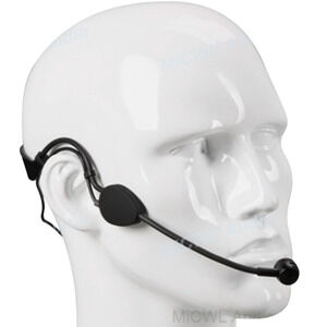 Condenser Headworn Microphone Professional Audio Headset Wireless Transmitter
